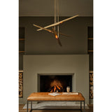 Concorde Chandelier (Natural Brass) Chandelier Regina Andrew