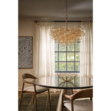Bubbles Chandelier (Natural Brass with Amber Glass) Chandelier Regina Andrew