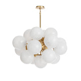 Shine Chandelier (Natural Brass with Swirl Glass) Chandelier Regina Andrew