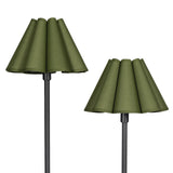 IN STORE - Polly Floor Lamp (Blackened Brass with Green Scalloped Shade) LIGHTING - in store Regina Andrew