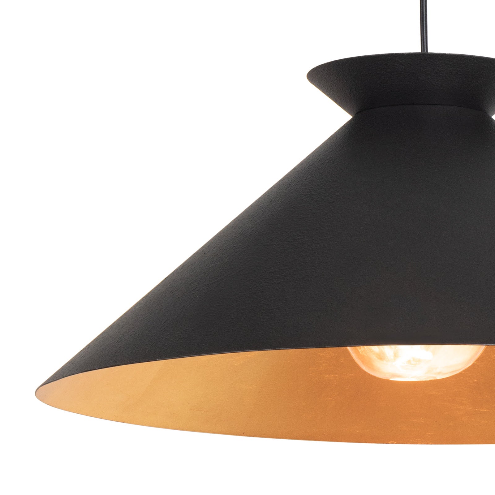 STORE FIXTURE - Viggo Pendant Large - Black/Gold LIGHTING - store fixture Regina Andrew