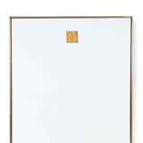 Hanging Rectangle Mirror (Natural Brass) Mirrors Regina Andrew