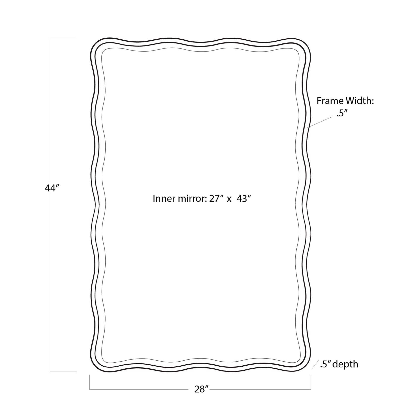 Candice Mirror Rectangle Mirrors Regina Andrew