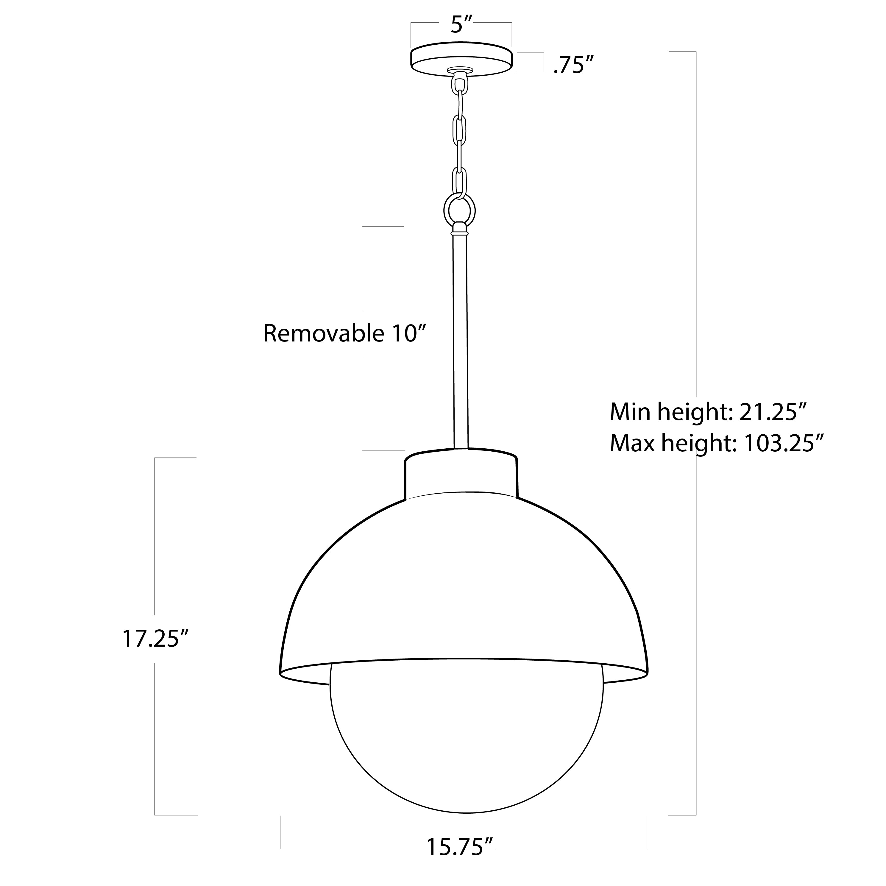 Montreux Pendant (Oil Rubbed Bronze and Natural Brass) Pendants Regina Andrew