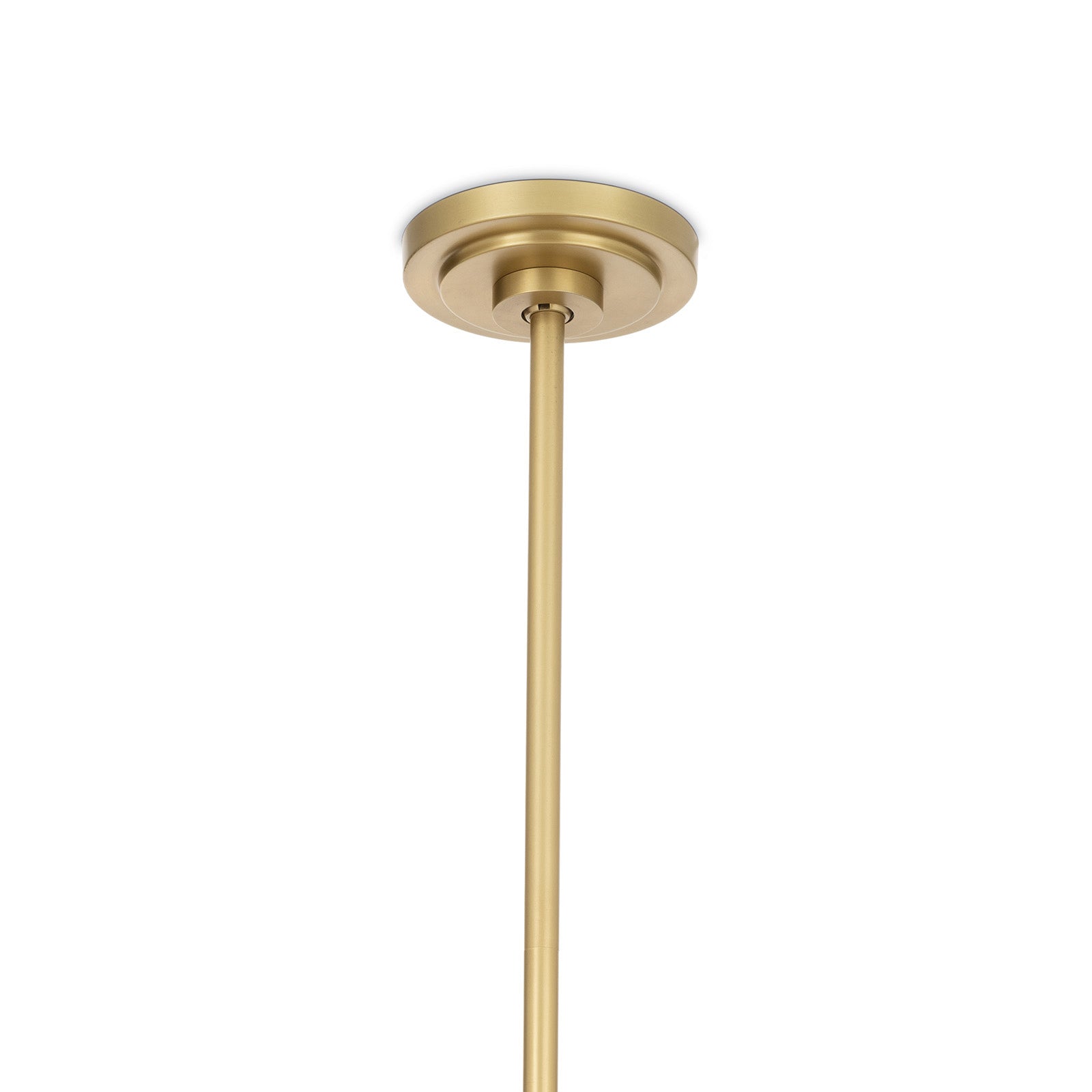 Artemis Pendant Single (Natural Brass with Alabaster Glass) Pendants Regina Andrew