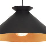 STORE FIXTURE - Viggo Pendant Large - Black/Gold LIGHTING - store fixture Regina Andrew