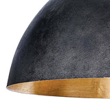 Sigmund Pendant Large (Black and Gold) Pendants Regina Andrew