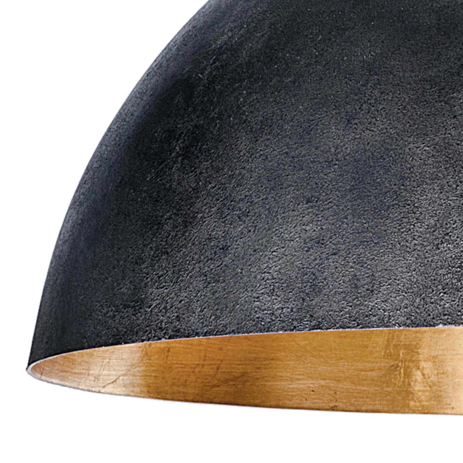 Sigmund Pendant Large (Black and Gold) Pendants Regina Andrew