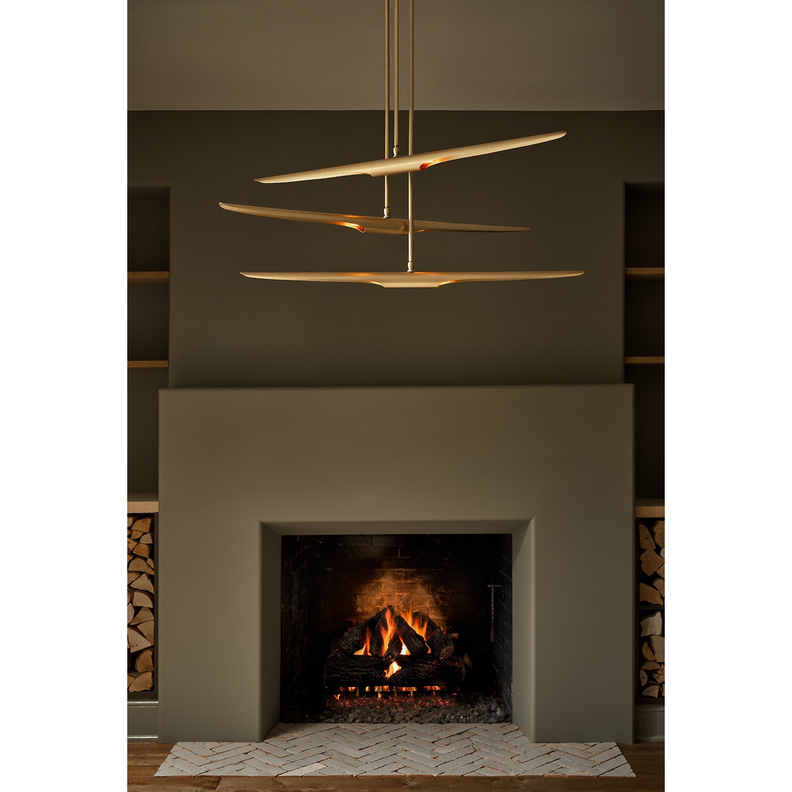 Concorde Chandelier (Natural Brass) Chandelier Regina Andrew