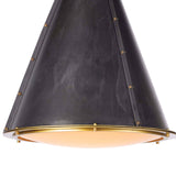 French Maid Chandelier SM (Blackened Brass Natural Brass) Chandelier Regina Andrew