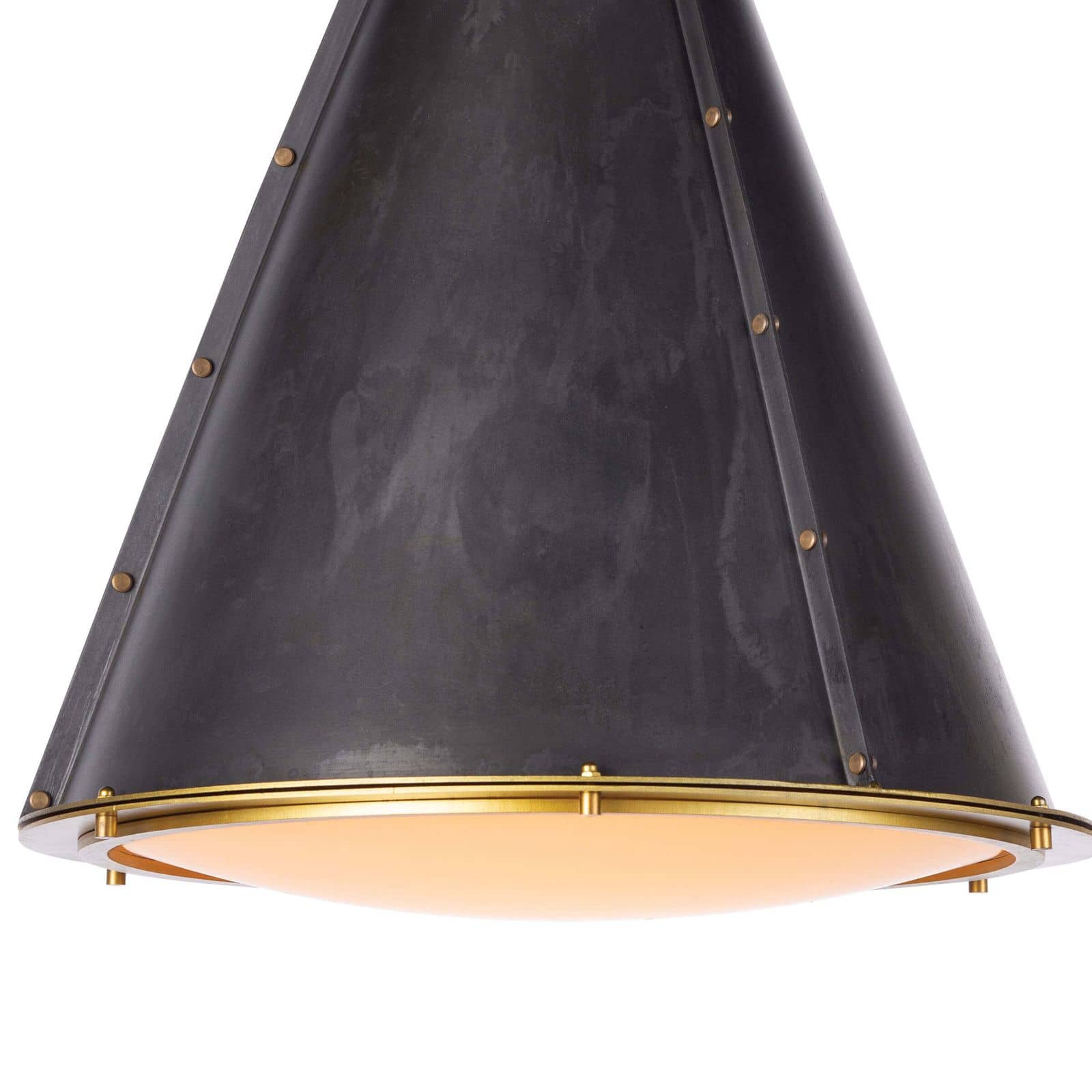 French Maid Chandelier SM (Blackened Brass Natural Brass) Chandelier Regina Andrew