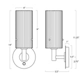 Dixie Sconce (Oil Rubbed Bronze) Wall Sconces Regina Andrew
