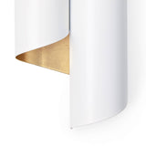 Folio Sconce (White and Gold) Wall Sconces Regina Andrew