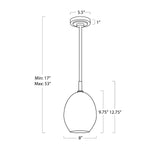Artemis Pendant Single (Oil Rubbed Bronze with Champagne Glass) Pendants Regina Andrew