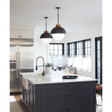 Montreux Pendant (Oil Rubbed Bronze and Natural Brass) Pendants Regina Andrew