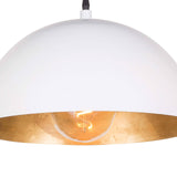 Sigmund Pendant Small (White and Gold) Pendants Regina Andrew