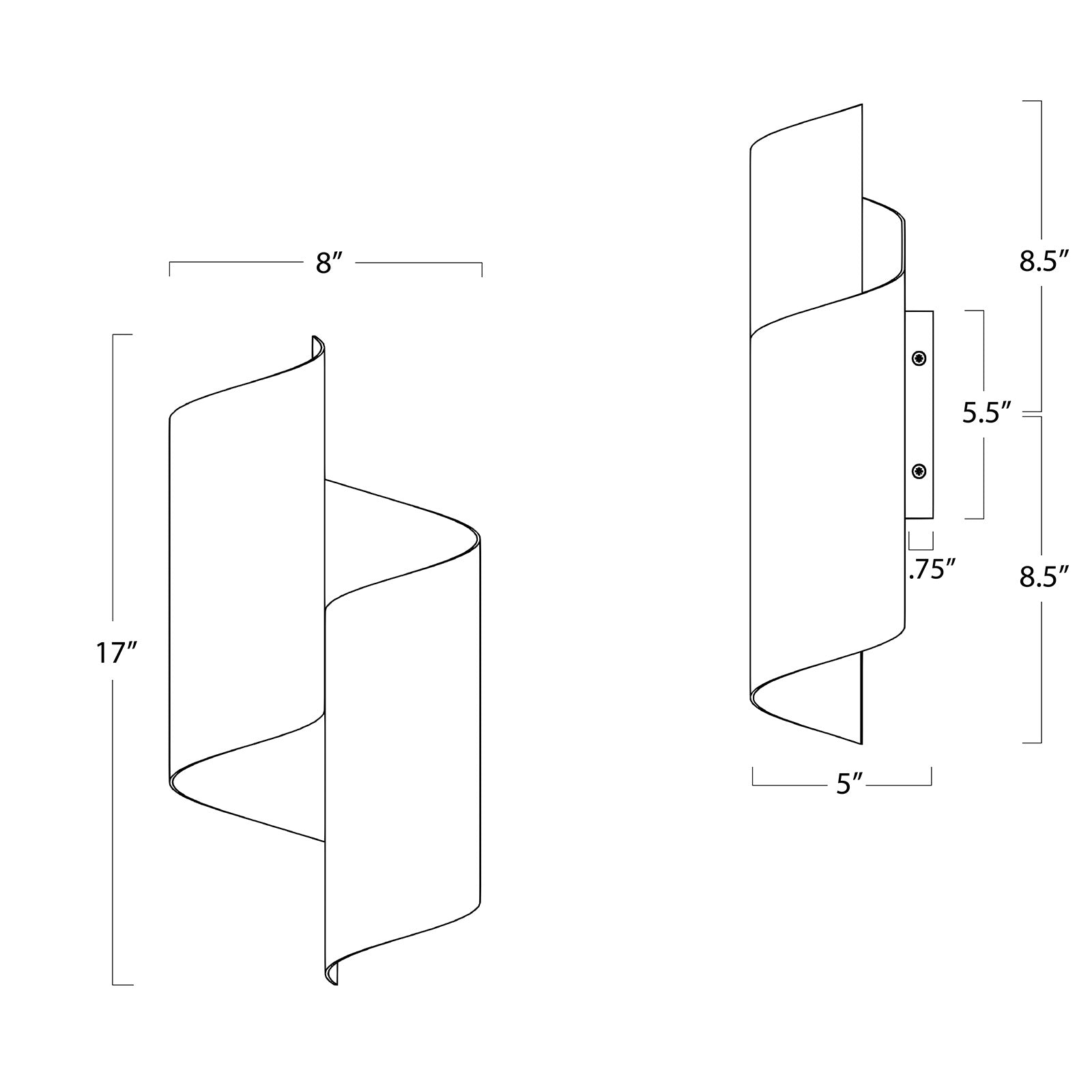 Folio Sconce (White and Gold) Wall Sconces Regina Andrew