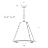 French Maid Chandelier Small (White) Chandelier Regina Andrew