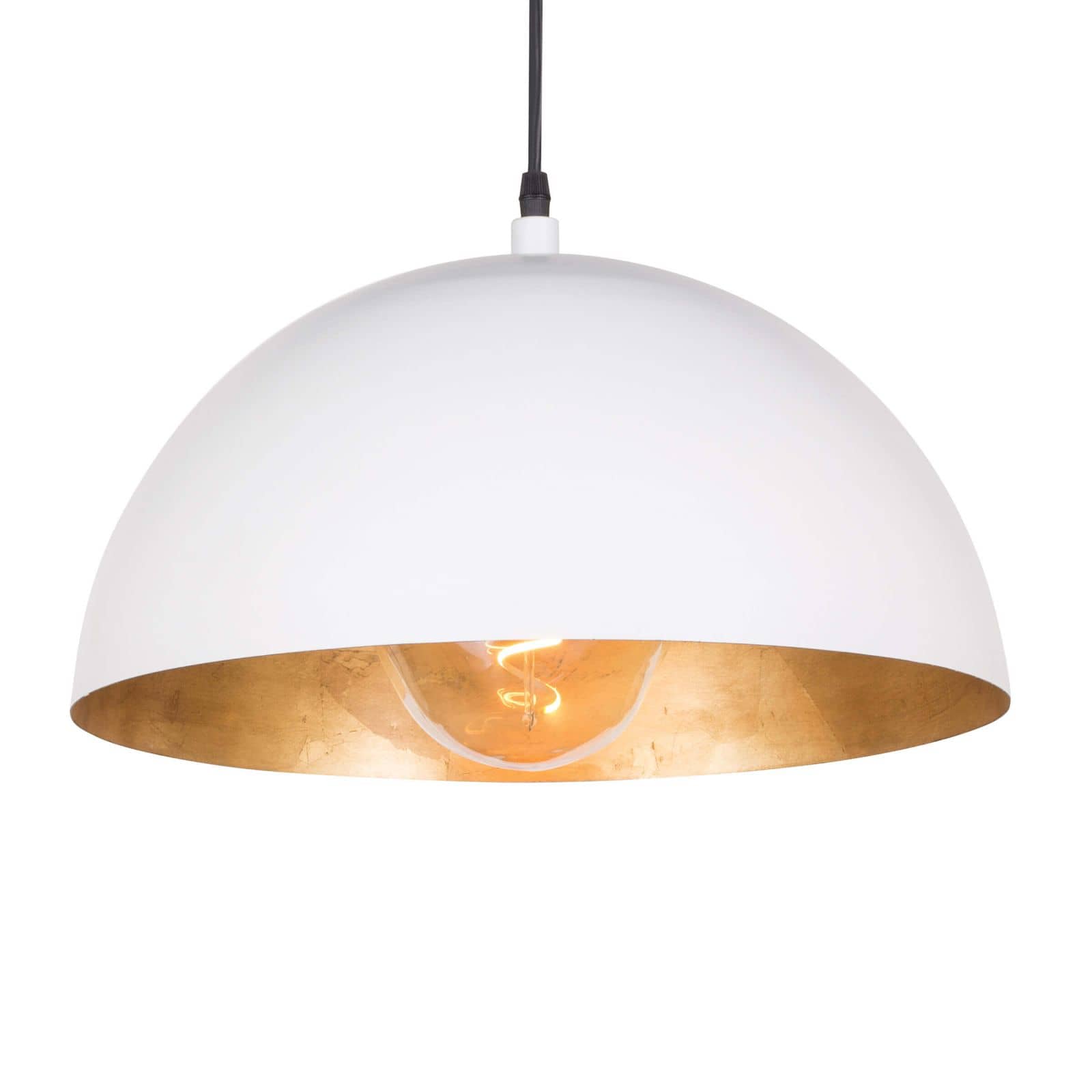 Sigmund Pendant Small (White and Gold) Pendants Regina Andrew