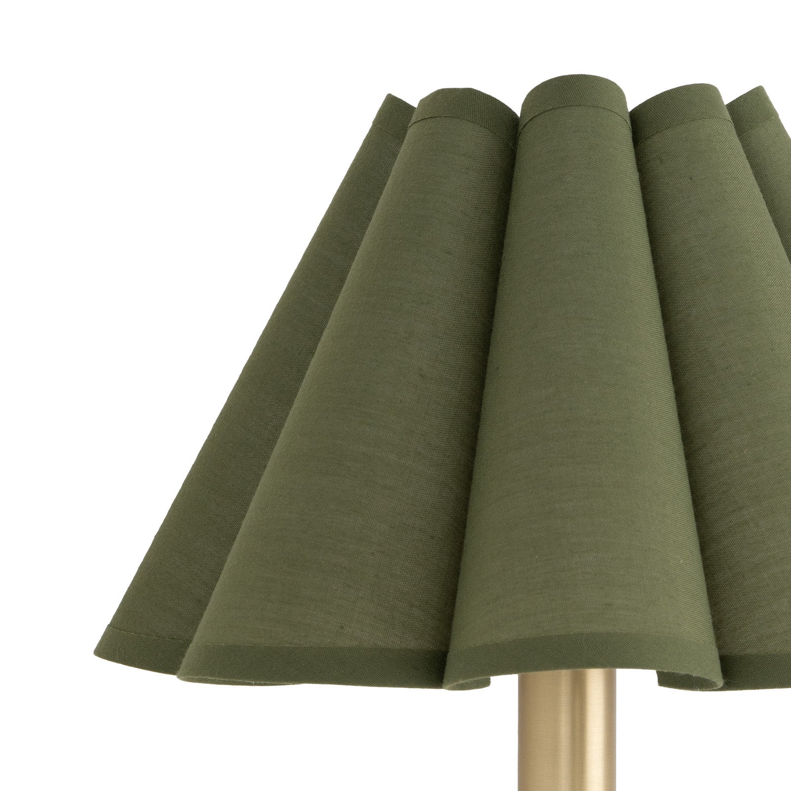 Polly Sconce Single (Natural Brass with Green Scalloped Shade) Wall Sconces Regina Andrew