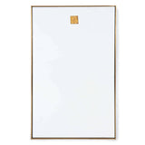 Hanging Rectangle Mirror (Natural Brass) Mirrors Regina Andrew