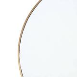 Hanging Circular Mirror (Natural Brass) Mirrors Regina Andrew