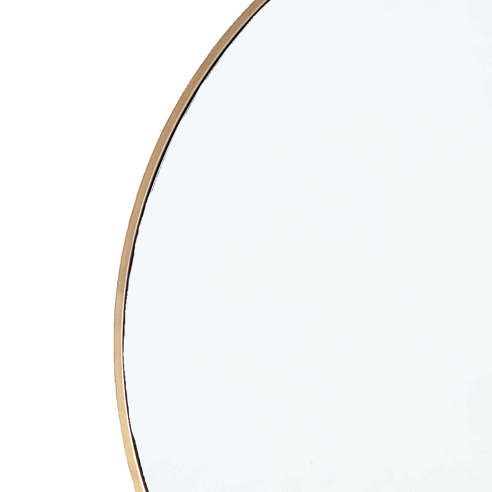 Hanging Circular Mirror (Natural Brass) Mirrors Regina Andrew