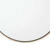 Hanging Circular Mirror (Natural Brass) Mirrors Regina Andrew