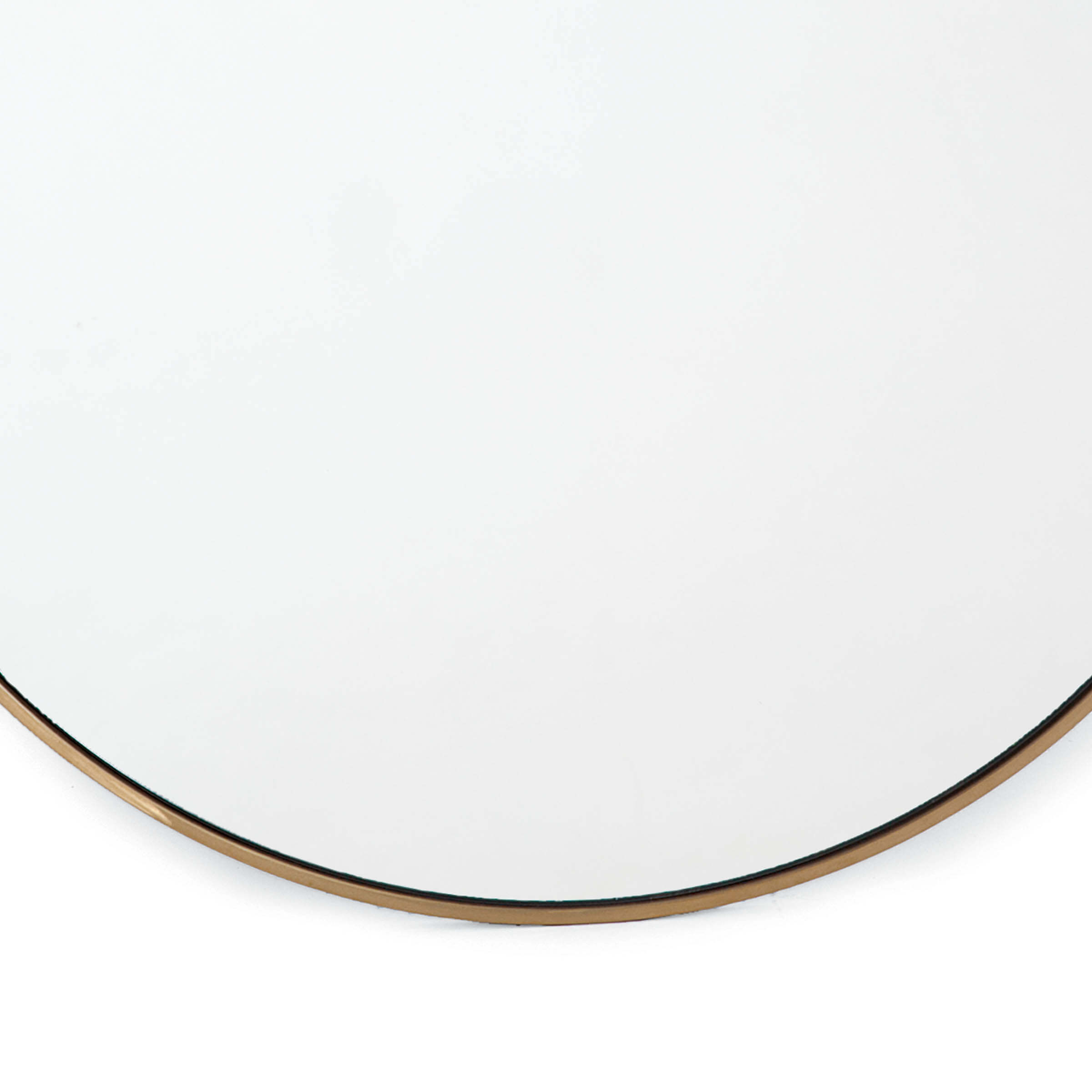 Hanging Circular Mirror (Natural Brass) Mirrors Regina Andrew