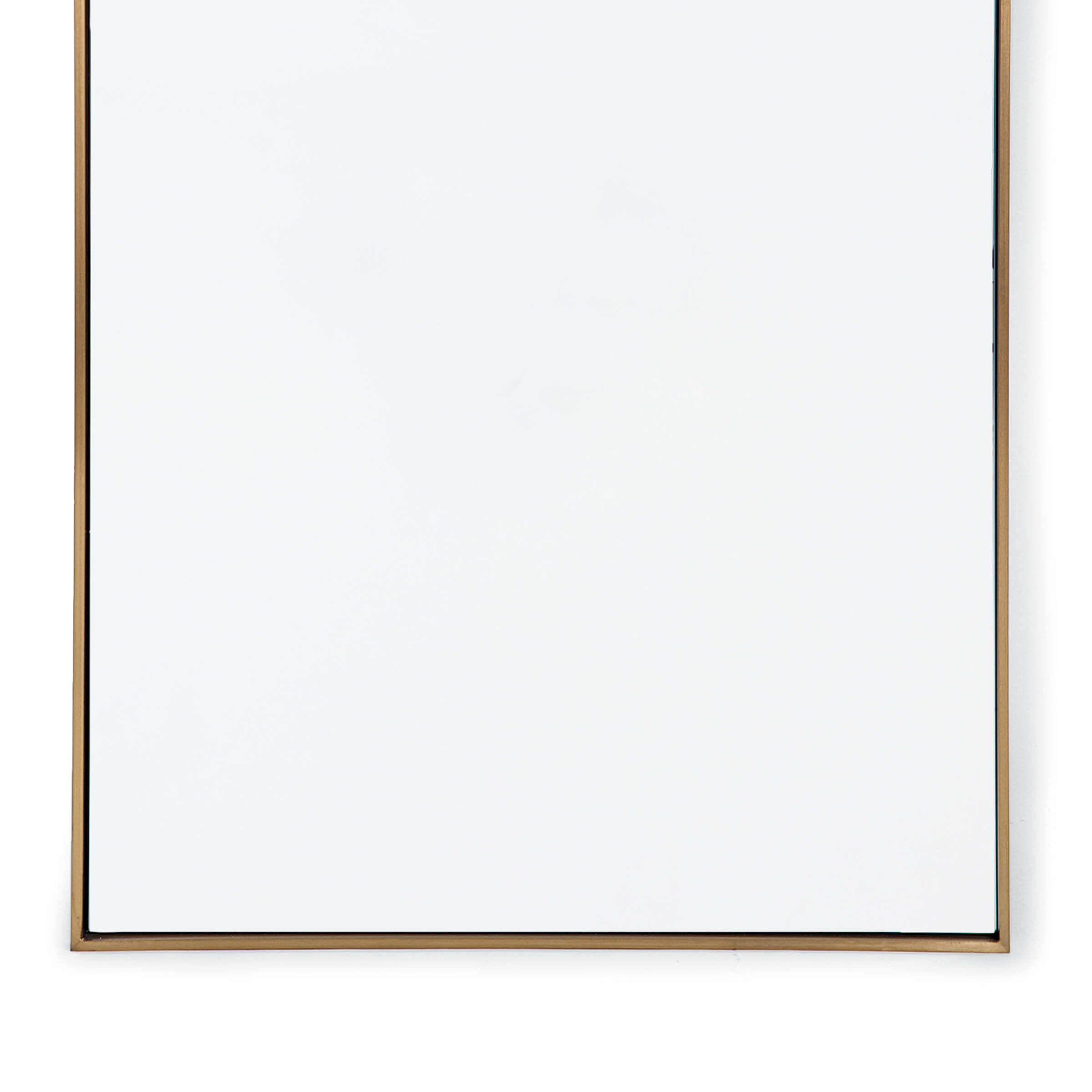 Hanging Rectangle Mirror (Natural Brass) Mirrors Regina Andrew