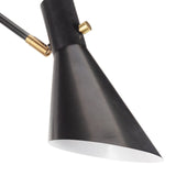 Spyder Single Arm Sconce (Blackened Brass and Natural Brass) Wall Sconces Regina Andrew