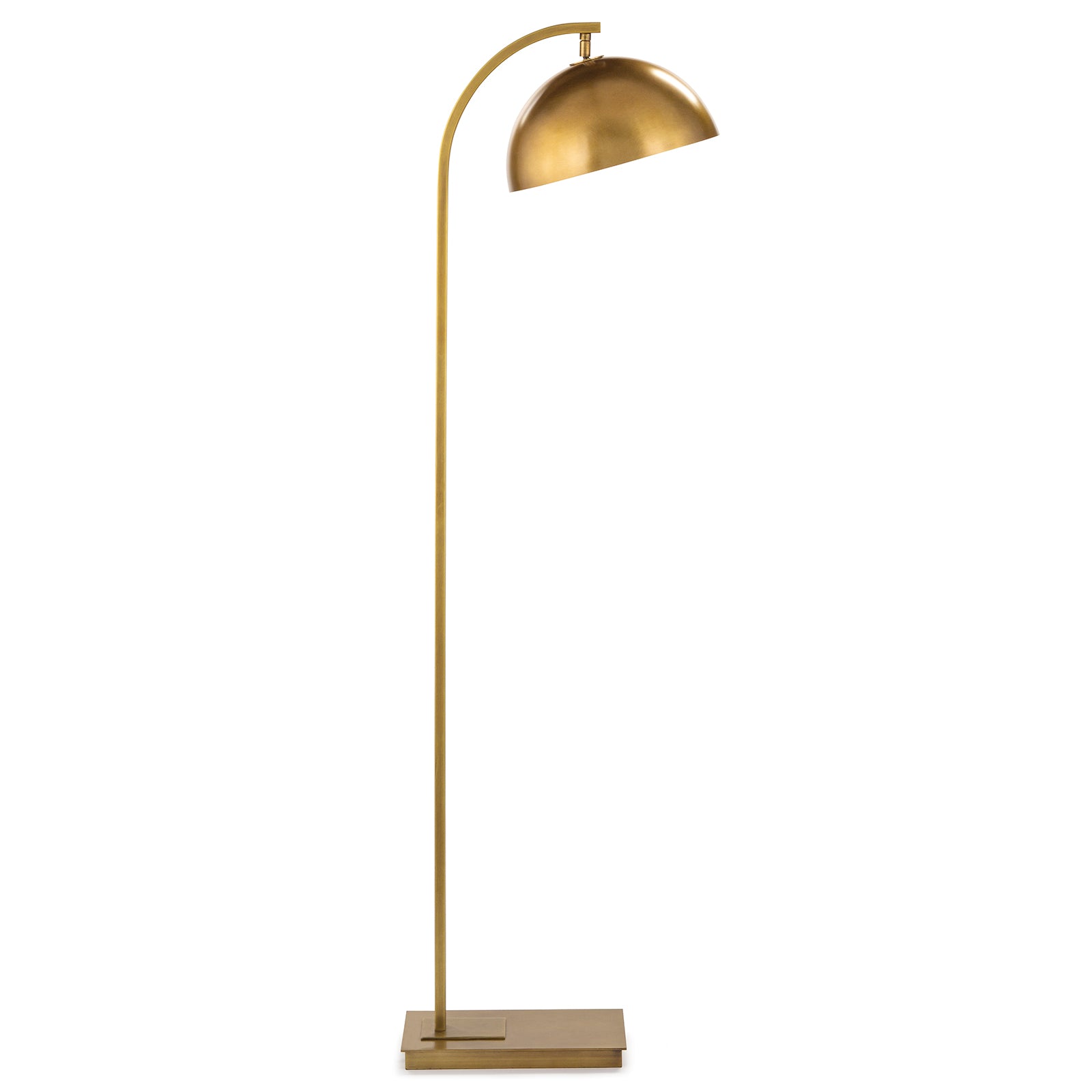 Otto Floor Lamp (Natural Brass) Floor Lamps Regina Andrew