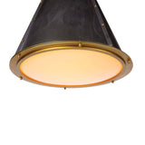 French Maid Chandelier SM (Blackened Brass Natural Brass) Chandelier Regina Andrew