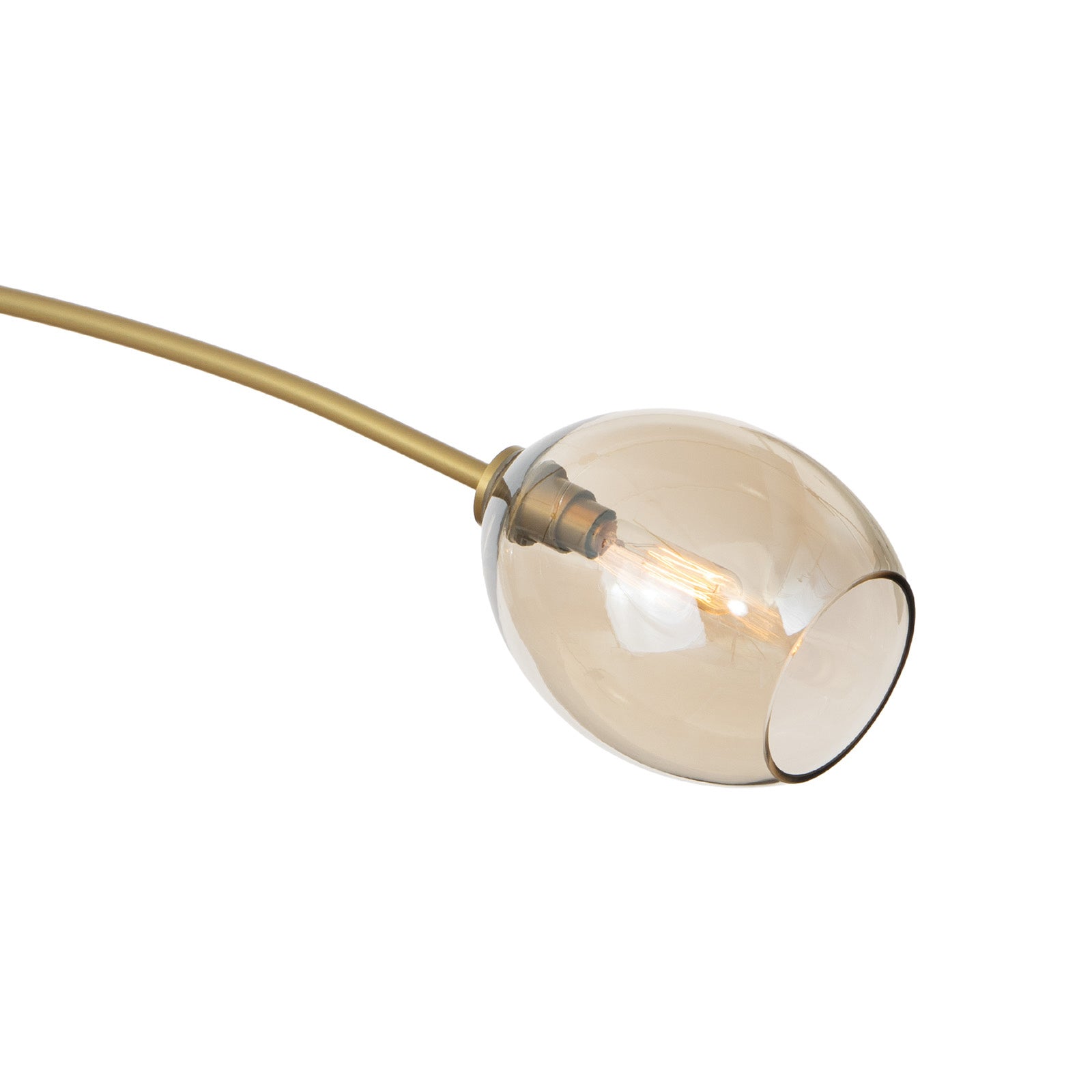 Artemis Pendant Double (Natural Brass with Champagne Glass) Chandelier Regina Andrew