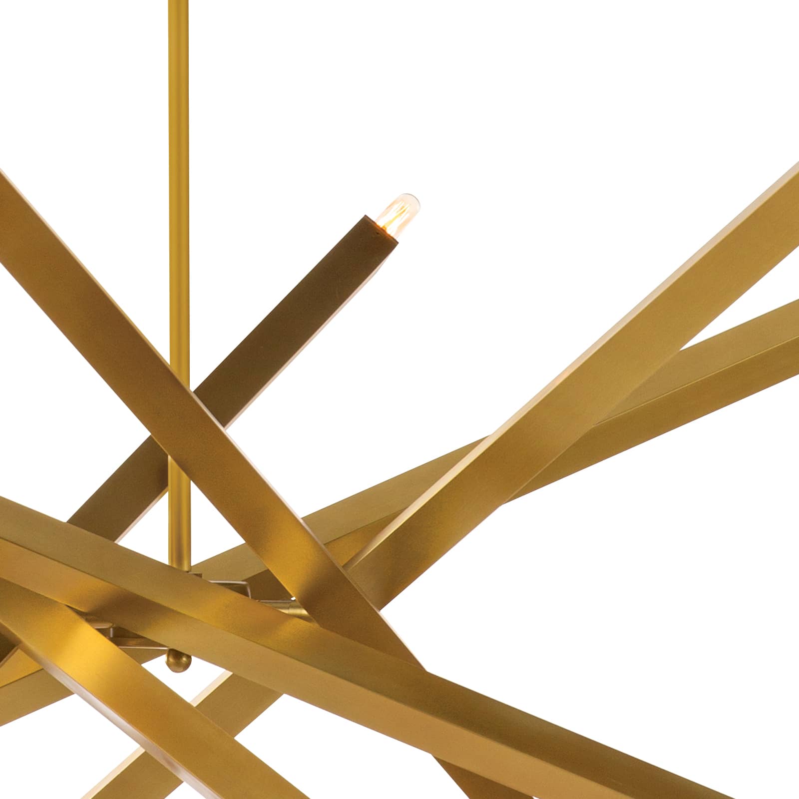 Viper Chandelier (Natural Brass) Chandelier Regina Andrew