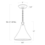 Billie Concrete Pendant Small Pendants Regina Andrew