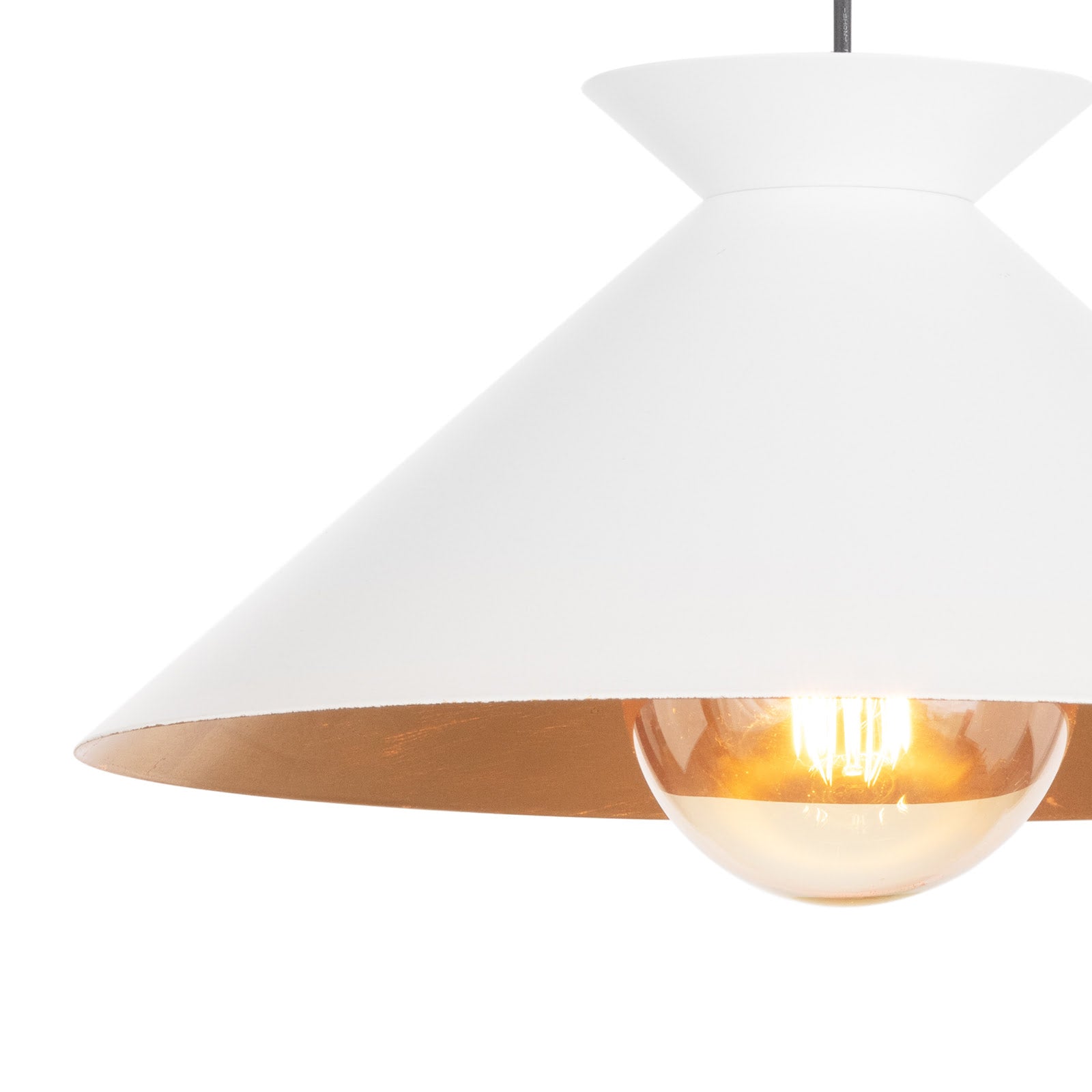 STORE FIXTURE - Viggo Pendant Small - White/Gold LIGHTING - store fixture Regina Andrew