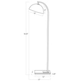 Otto Floor Lamp (Natural Brass) Floor Lamps Regina Andrew