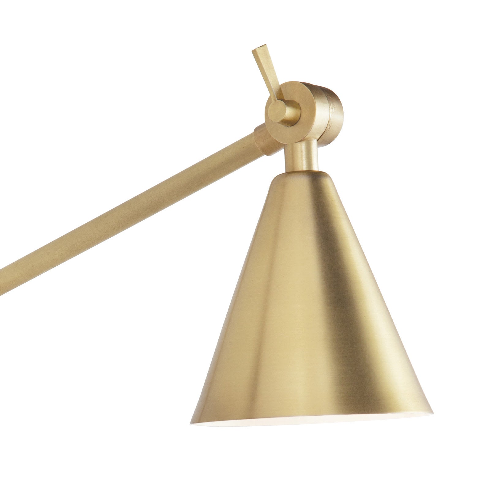 Sal Task Sconce (Natural Brass) Wall Sconces Regina Andrew