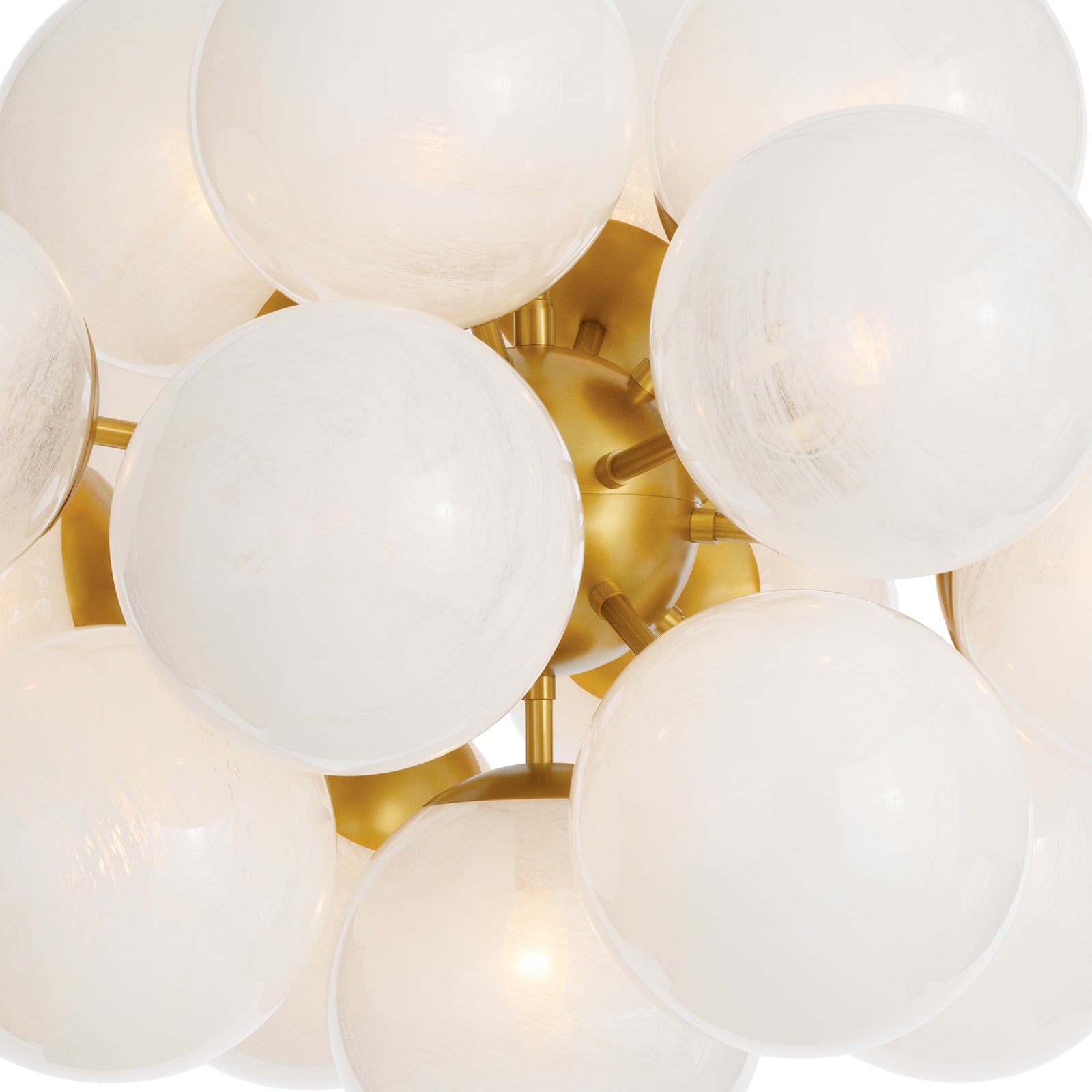 Shine Chandelier (Natural Brass with Swirl Glass) Chandelier Regina Andrew