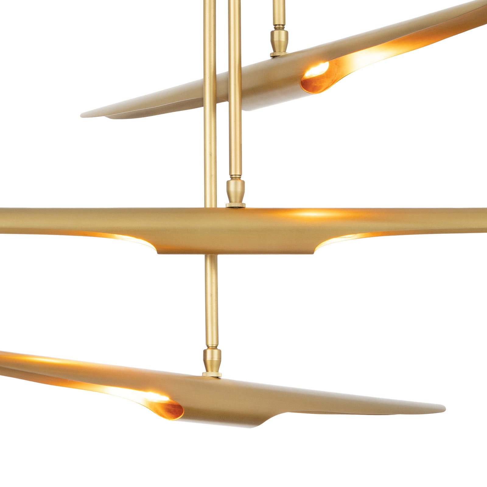Concorde Chandelier (Natural Brass) Chandelier Regina Andrew