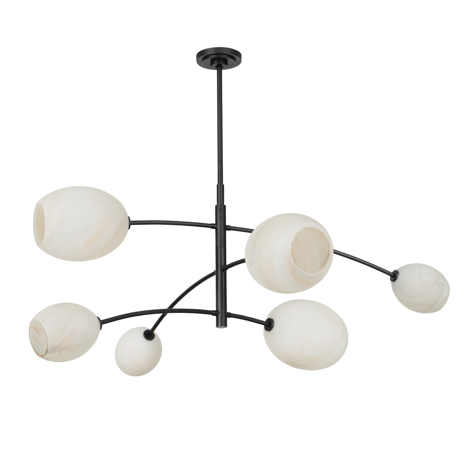 Artemis Chandelier (Oil Rubbed Bronze with Alabaster Glass) Chandelier Regina Andrew