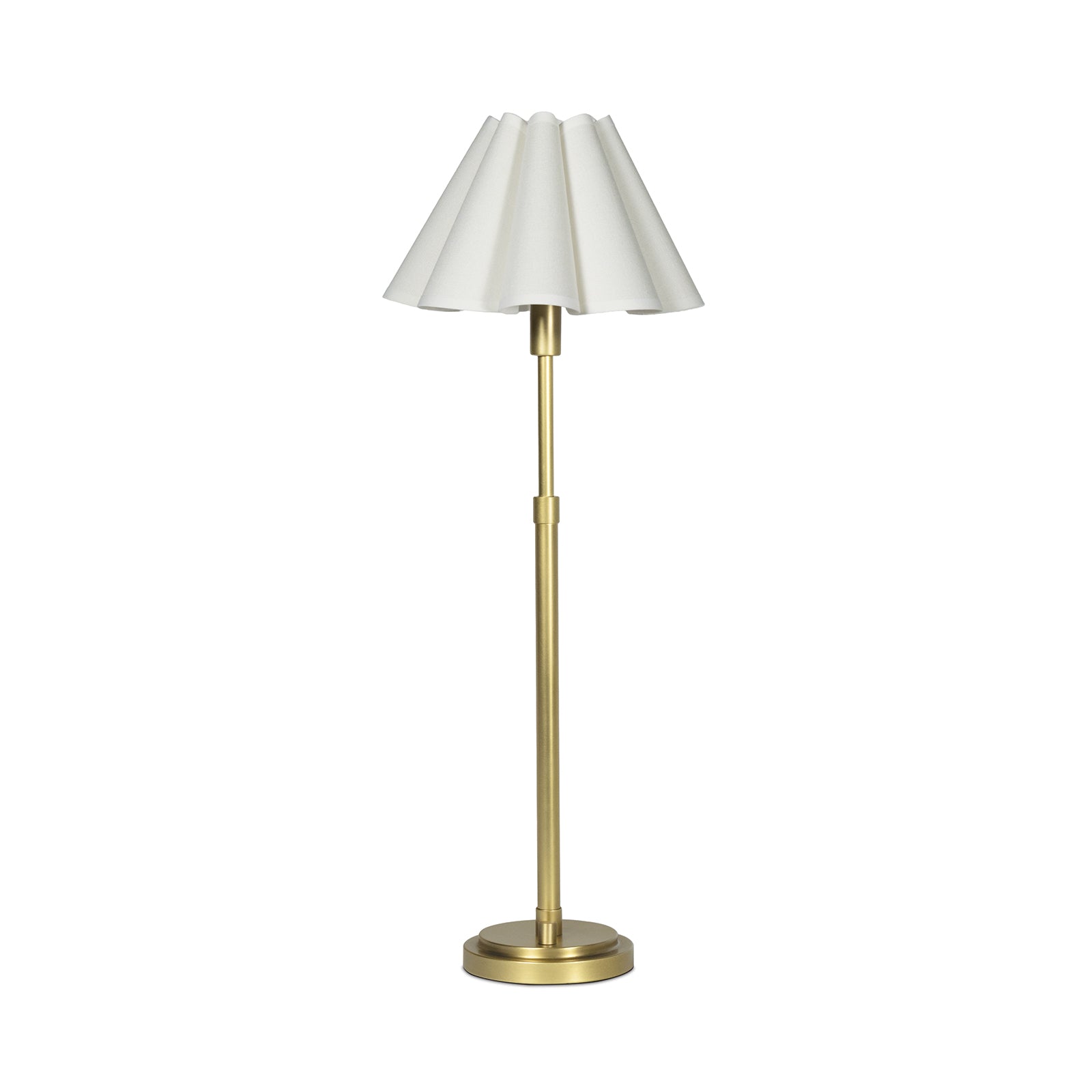IN STORE - Polly Buffet Lamp - Brass with White Shade LIGHTING - in store Regina Andrew