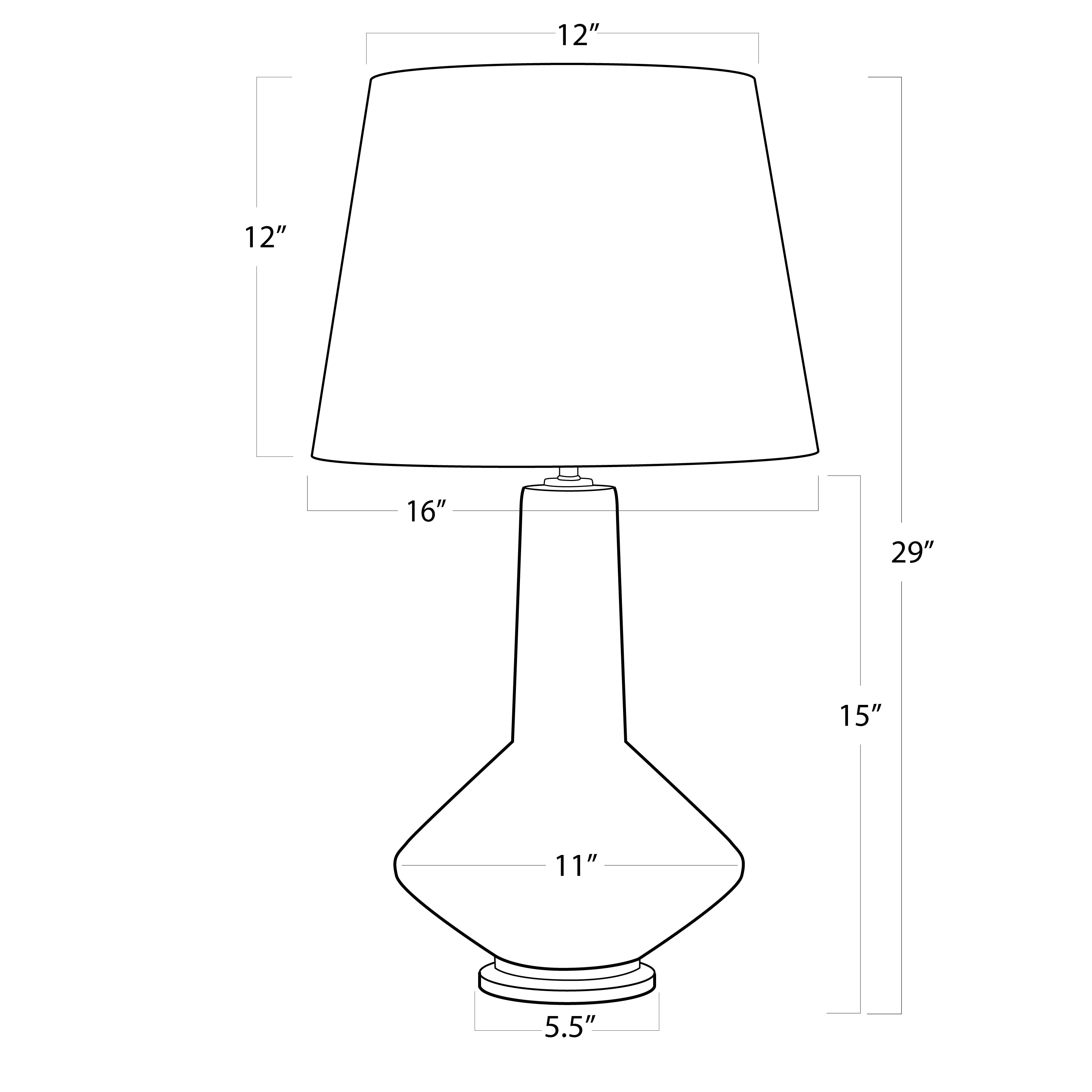 Kayla Ceramic Table Lamp Table Lamps Regina Andrew