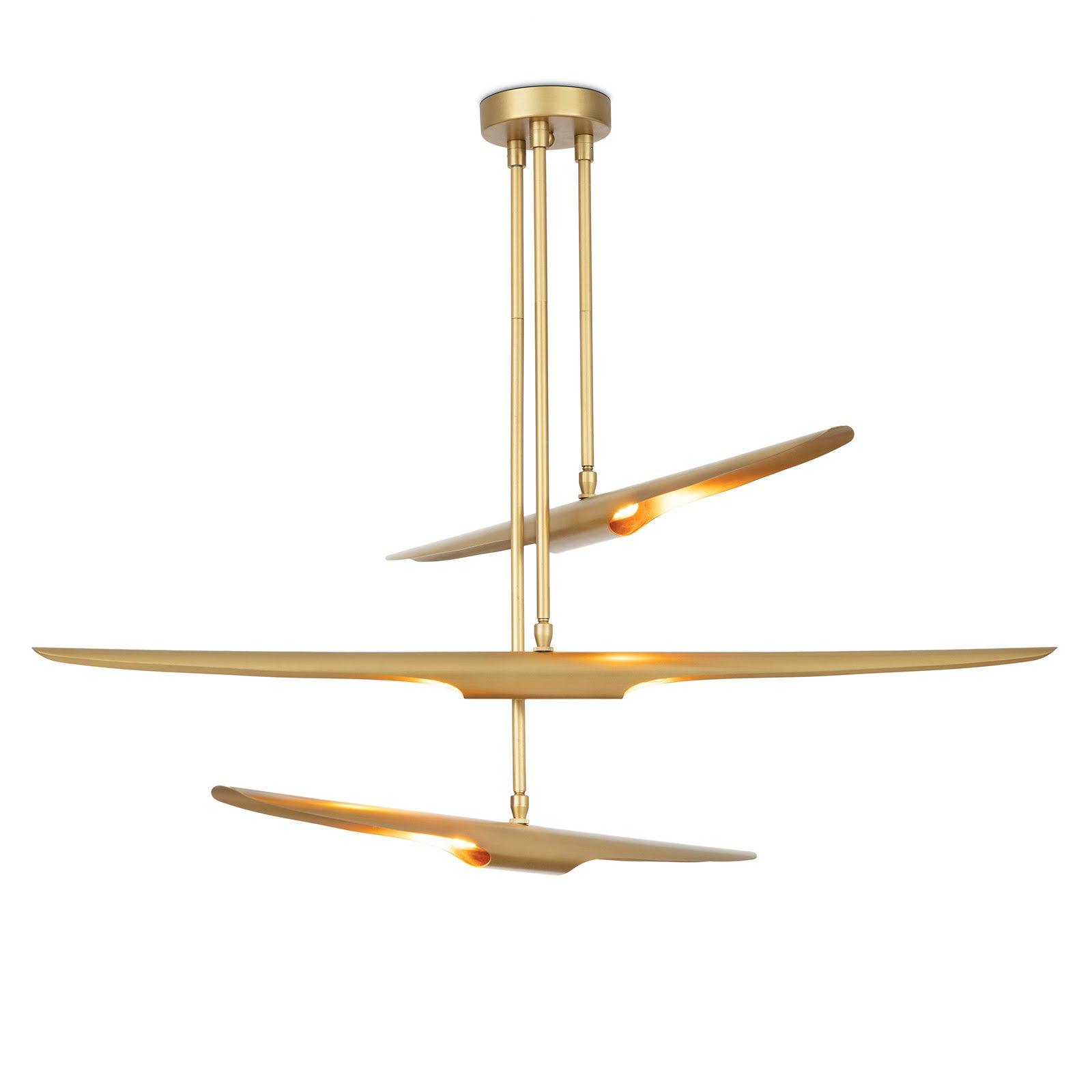 Concorde Chandelier (Natural Brass) Chandelier Regina Andrew