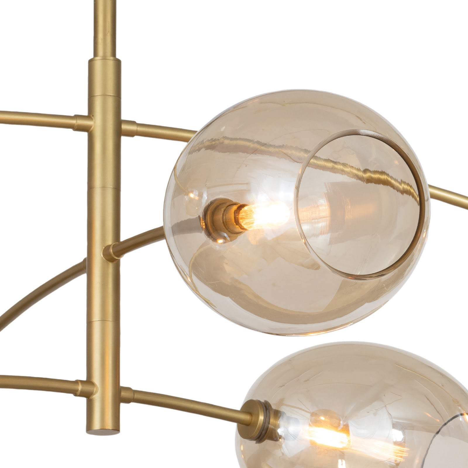 Artemis Chandelier (Natural Brass with Champagne Glass) Chandelier Regina Andrew