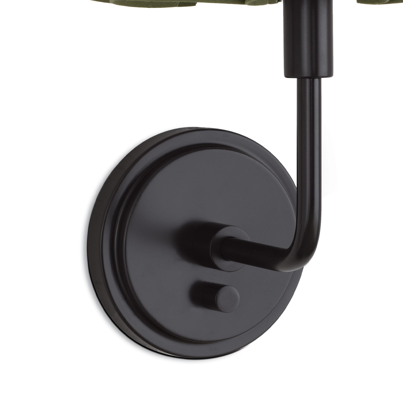 Polly Sconce Single (Blackened Brass with Green Scalloped Shade) Wall Sconces Regina Andrew