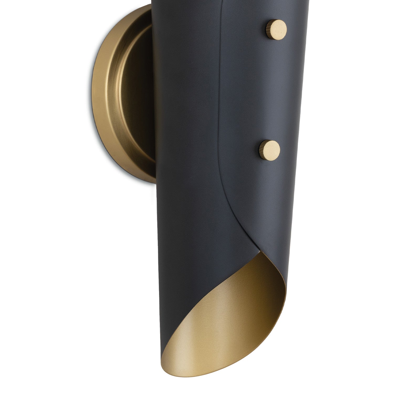 Vest Sconce (Blackened Brass and Natural Brass) Wall Sconces Regina Andrew
