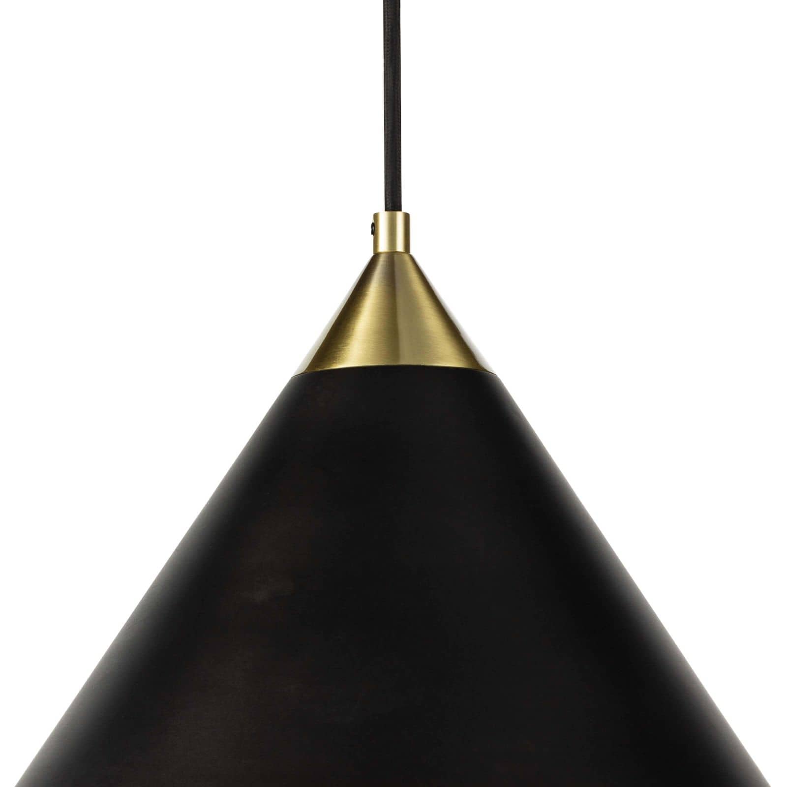 STORE FIXTURE - Hilton Pendant - Black/Brass LIGHTING - store fixture Regina Andrew