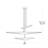 Concorde Chandelier (Natural Brass) Chandelier Regina Andrew